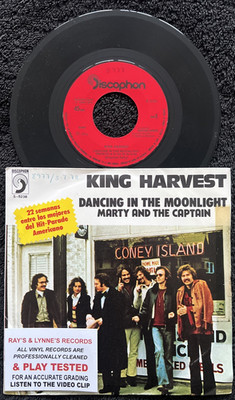 King Harvest (Toploader)   Dancing In The Moonlight 7'' IMPORT TESTED EX VIDEO