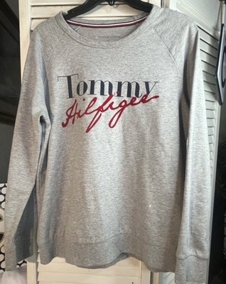 Tommy Hilfiger Women's Heather Gray  Sweatshirt  Size Medium
