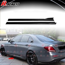 Auto Seitenschweller Sideskirts Schwarz Glanz F&uuml;r Mercedes Benz W213 E300