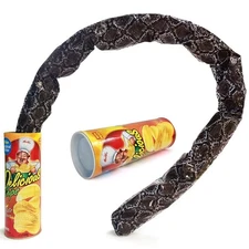 Jumping Snake Potato Chip Toy - Gag Gift for April Fools, Halloween Pranks