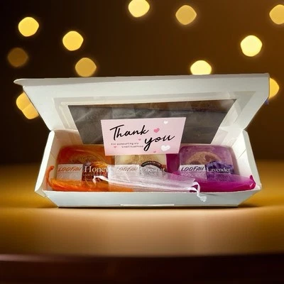 Handmade Natural Sponge Exfoliating Loofah Soap Bar