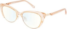 Prive Revaux Veronica Multi-Focus Blue Light Glasses in Cantaloupe Crystal 53 mm