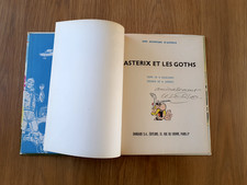 Astérix et les Goths - dédicace Uderzo - 3a de 1964