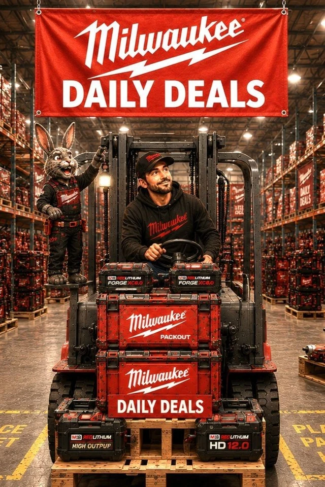 Milwaukee Daily Deals: 8/20 - Milwaukee Tools & Much More: Hosted by Rabbit