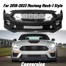 Front Bumper Kit Conversion For 2018-2023 Ford Mustang Mach-1 Style