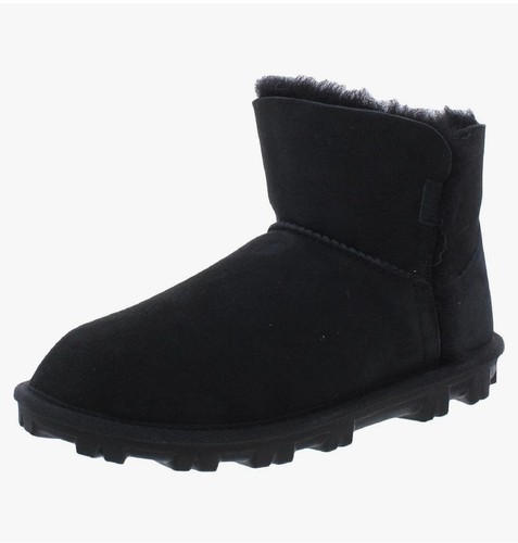 Kirkland Signature Ladies' Shearling Boot BLACK Sz 7 –NEW!! - Picture 1 of 3