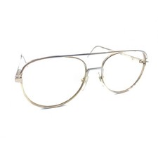 American Optical AO Vintage Z87 EX530 Gold Aviator Eyeglasses Frames 58-18 150