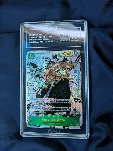 Roronoa Zoro (Manga) graded TAG 10 for sale on eBay