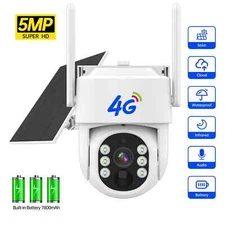 Solar Camera Outdoor PIR Human Detect Surveillance Solar Panel Security Camera