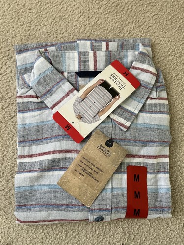 NWT Boston Traders Men`s Short Sleeve Shirt Size:M - 第 1/3 張圖片