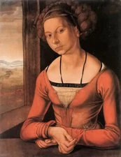 stunning oil  painting  handpainted on canvas-a young woman 