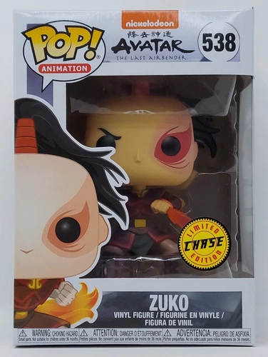 Funko POP! Animation - Zuko #538 Chase Avatar: The Last Airbender DAMAGED BOX