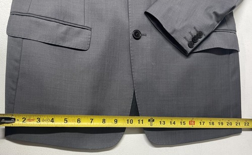 VERSACE Blazer Mens US 42 / EU 52 Grey- 80% Pure Virgin Wool/10% Nylon/10% Poly - Picture 12 of 12