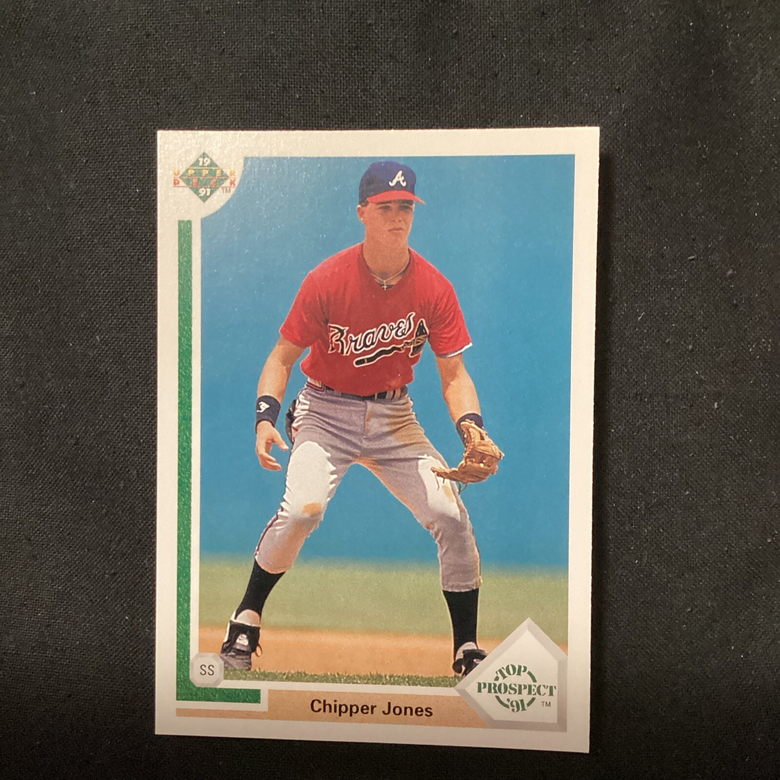 1991 Upper Deck Chipper Jones #55 Top Prospect Rookie                       66