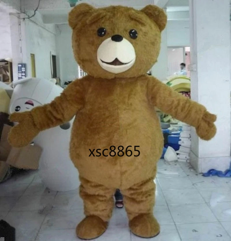 Oso de Peluche de TED Tamaño Adulto Halloween Dibujos Animados Mascota Disfraz Vestido Elegante NUEVO Foto 3 de 3