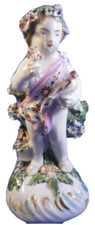 Antique 18thC Derby Porcelain Putto Figurine Figure Porzellan Figur English