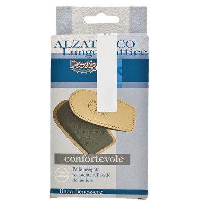 PRESTIGE Alzatacco Lungo in Morbido Lattice per Rialzare Scarpe - Alza Tallone 3 cm