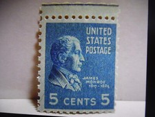 SCOTT # 810 JAMES MONROE 5 CENT STAMP - MNH