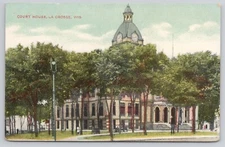 Court House La Crosse Wisconsin WI Postcard