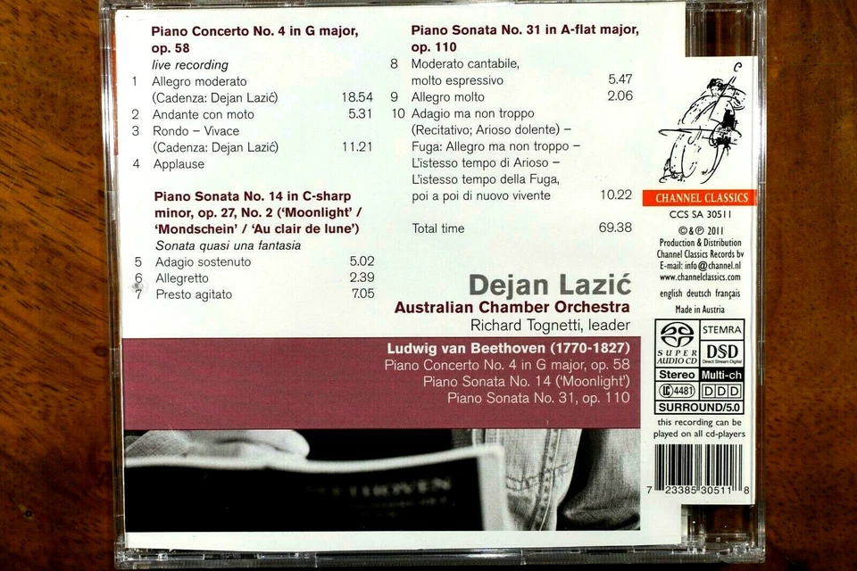 Dejan Lazic - Beethoven  - CD, VG - Image 2 of 2