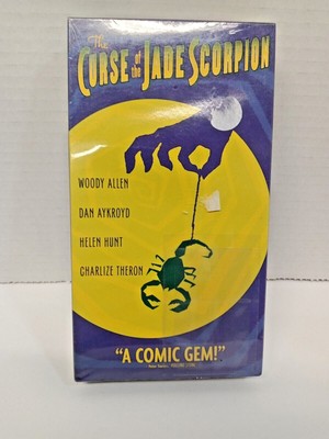 ''THE CURSE OF THE JADE SCORPION'' NEW SEALED VHS ALLEN/AYKROYD/HUNT/THERON