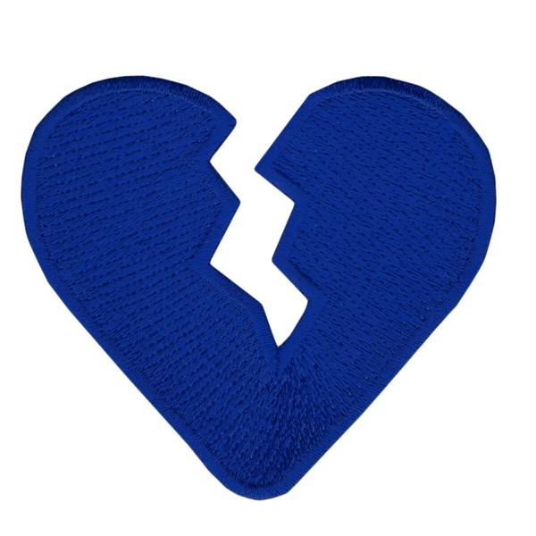 Broken Herz Liebe Emoji AufbüGeln Bestickt Applikation Flicken-image
