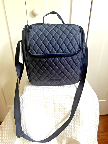 Vera Bradley Insulated Lunch Crossbody Bag in Moonlight Navy * gift - Picture 1 of 6