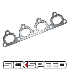 GRAPHITE ALUMINUM D-SERIES HONDA D15 D16 D13 D14 HEADER/MANIFOLD EXHAUST GASKET