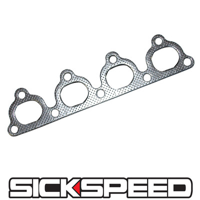 GRAPHITE ALUMINUM D-SERIES HONDA D15 D16 D13 D14 HEADER/MANIFOLD EXHAUST GASKET