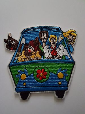 Scooby Doo and the mystery Machine Bügelbild Patch Aufnäher Transfer Abzeichen