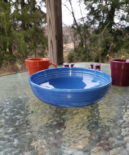FIESTA  LARGE bistro BOWL lapis blue NEW 68OZ