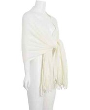 Steve Madden Super-Soft Knit Muffler Scarf - One Size - Ivory White