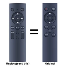 Replacement Remote Control for Majority Bowfell Compact Soundbar BOW-BAR-BLK