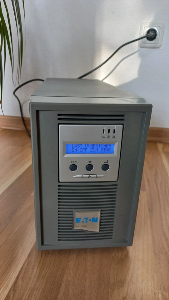 12 Monat GARANTIE USV EATON (MGE) EX 1000VA  Online ups mit Batterie Netzersatz