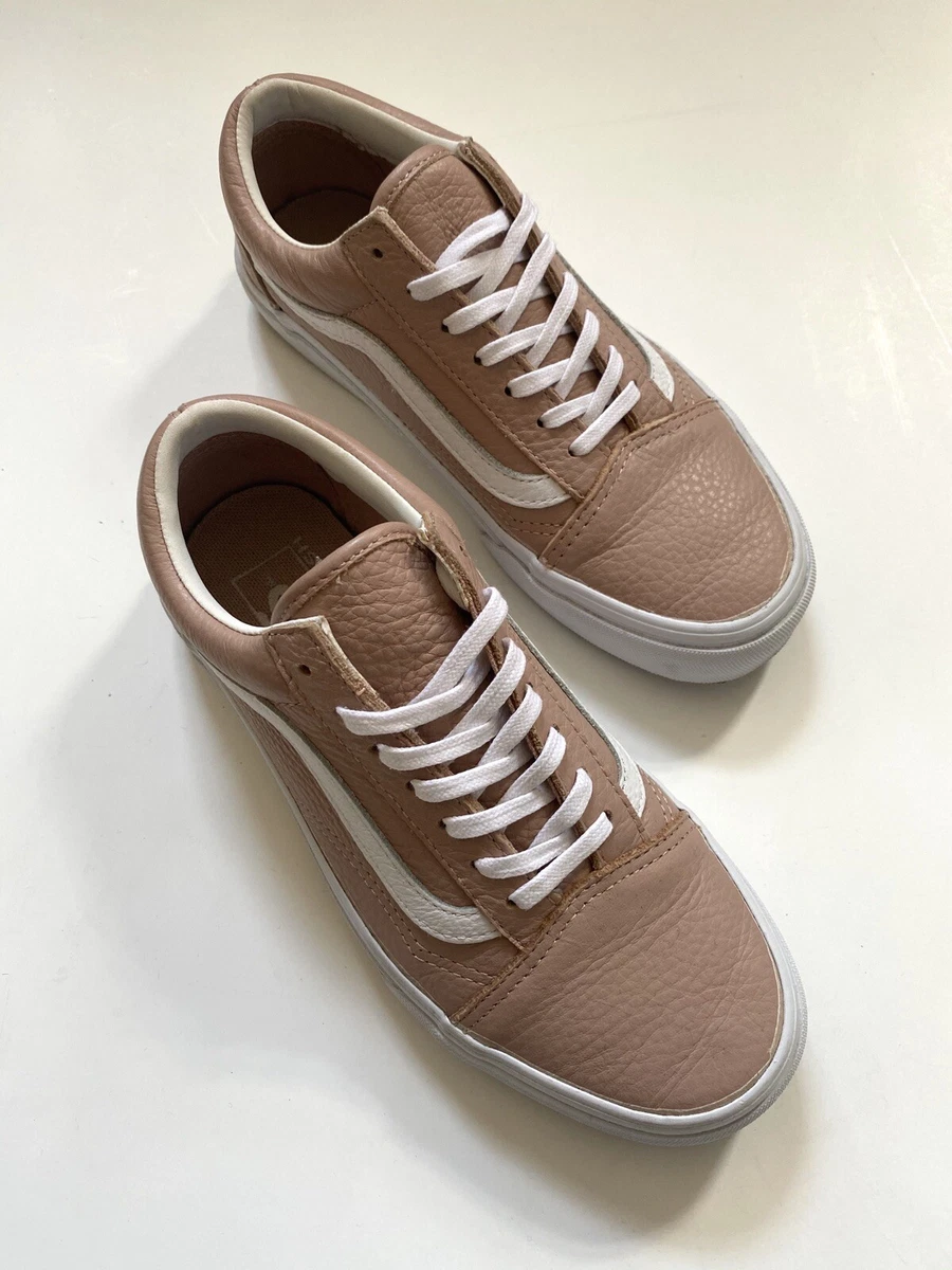 maíz Beber agua recluta Vans x Madewell Unisex Old Skool Lace-Up Sneakers In Pink Leather Size 7  Wmns | eBay