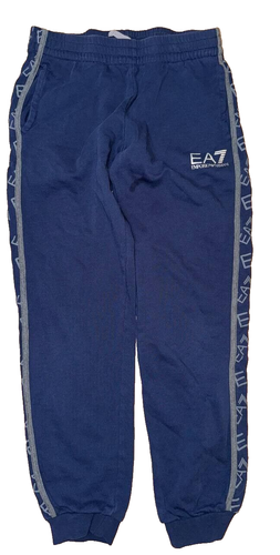 Emporio Armani EA7 Sport Suit Hoodie and Pants Boys Blue 12 Y - Picture 9 of 11