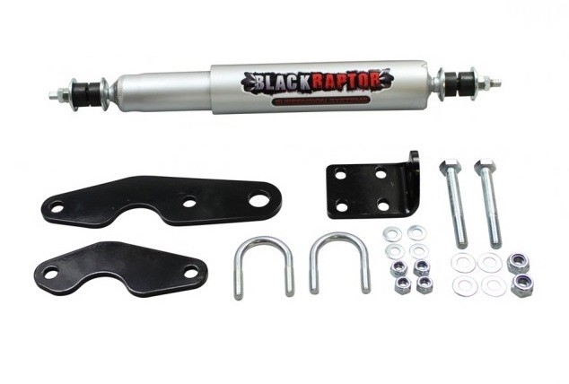Suzuki Jimny 1998 to 2017 Black Raptor Steering Damper Stabiliser