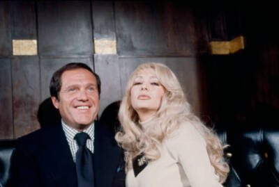 Alan King Carol Doda in tv series Wide World of Entertainment- 1974 Old Photo 2