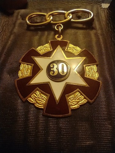 MASSIVE 10K GELBGOLD FREIMAURER 30 MEDAILLE 9,7 Gramm Gold Maryland - Bild 2 von 5