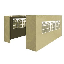 Premium Gazebo Side Walls/Doors Fits 3x4.5m Models - Beige