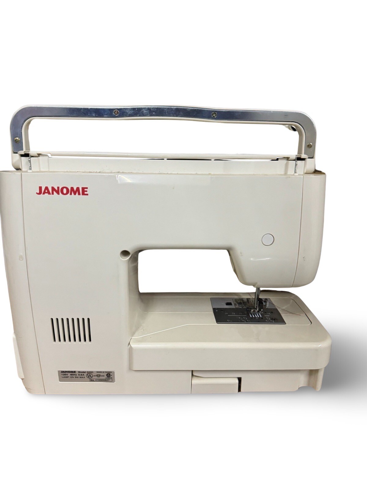 Janome Sewing Machine used 6260 QC w/ Foot Pedal w/ Cover eBay