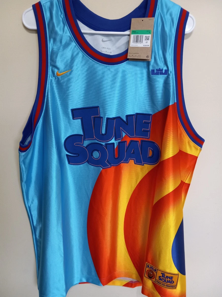 NEW XL Nike TUNE SQUAD Lebron James Space Jam Jersey