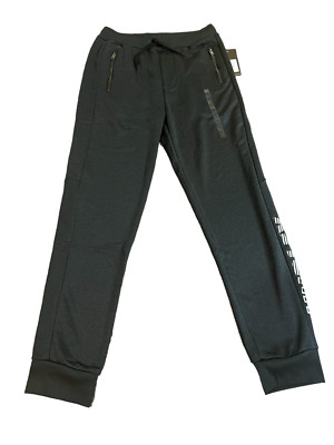 Hurley Boys Solar Jogger Cool H20 Dri-Fit Pants w/ Pockets Black NWT