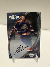 2002-03 ITG Be A Player Signature Series Jay Bouwmeester #191 Rookie Auto