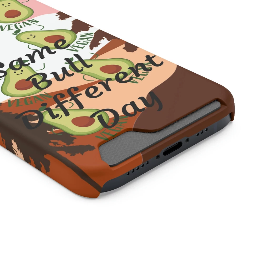 Slim Protective Phone Case with Built-in Card Holder  