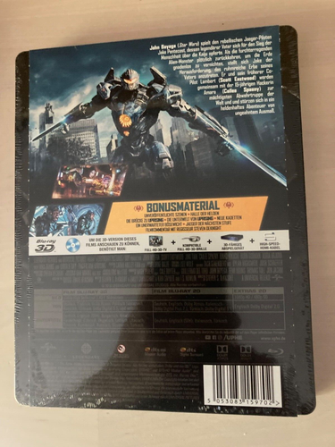 Pacific Rim Blu-ray 3D + Blu-ray Steelbook neu ovp limited edition - Bild 2 von 2