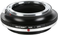 K&F Concept Lens Mount Adapter for Nikon AI, AI Mount Lens to Fuji GFX Camera US