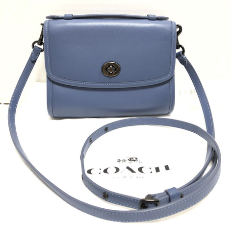 Coach Kip Turn Lock Crossbody Bag Shoulder Bag C3486 Blue