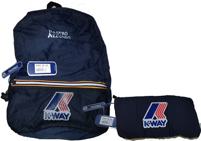 K-WAY LE VRAI 3.0 FRANCOIS NASTRO AZZURRO ZAINO Blue DA COLLEZIONE | eBay