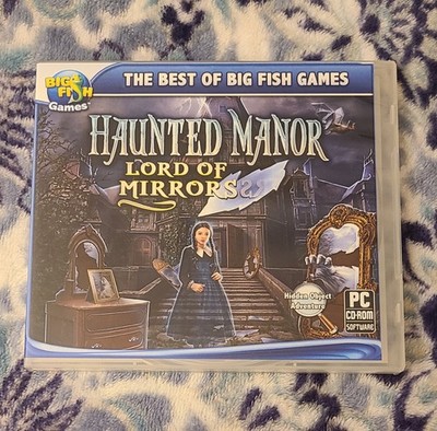 ''Haunted Manor Lord of Mirrors'' PC CD Find Solve Puzzles Ghosts Game New 2011